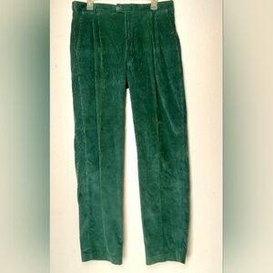Vintage 80s corderoy Jeans green 34x32